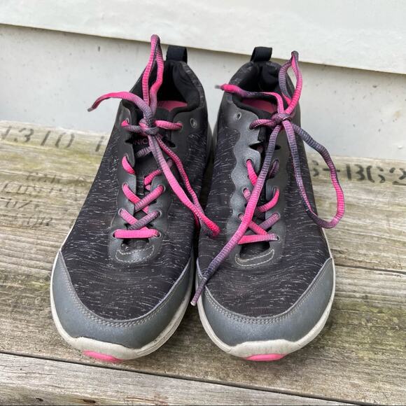 Vionic Agile Fyn Sneakers Size 9 black gray pink - Picture 2 of 8
